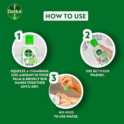 DETTOL HAND SANITISER REFRESH 50ML