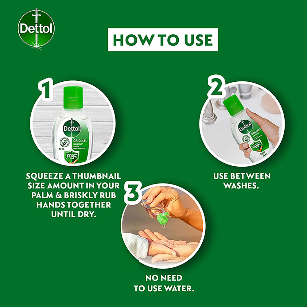 DETTOL HAND SANITISER ORIGINAL 50ML