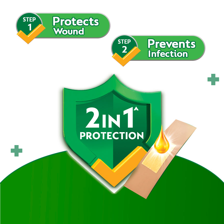 DETTOL ANTISEPTIC ELASTIC PLASTER 10S