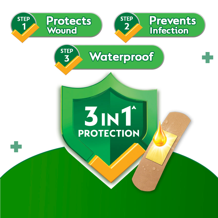 DETTOL ANTISEPTIC PLASTER WATERPROOF 10S