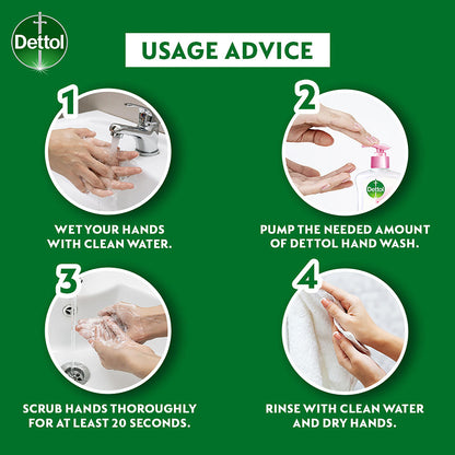 DETTOL ANTIBACTERIAL HAND WASH LIQUID SKINCARE 250ML 3S