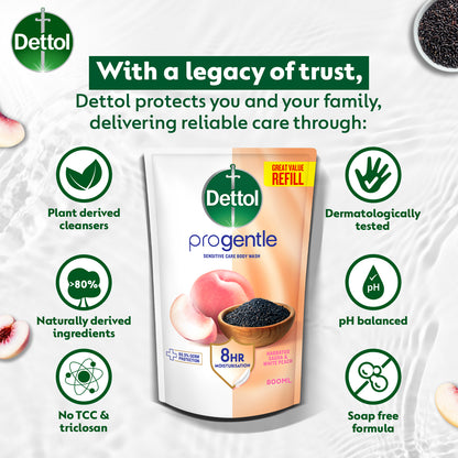 DETTOL ONZEN BODY WASH REVITALISING REFILL 800G