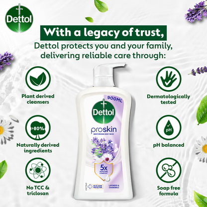 DETTOL SHOWER GEL LAVENDER & CHAMOMILE 800G
