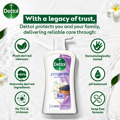DETTOL SHOWER GEL GENTLE CARE 900G