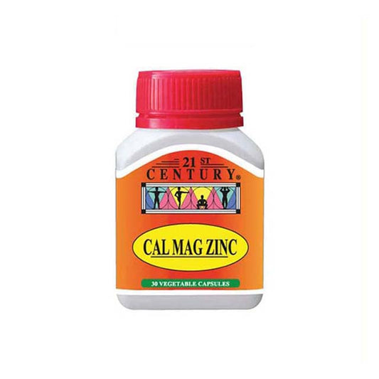 21ST CENTURY CALCIUM MAGNESIUM ZINC 30S