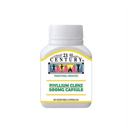 21ST CENTURY PSYLLIUM CLENZ 500MG 60S