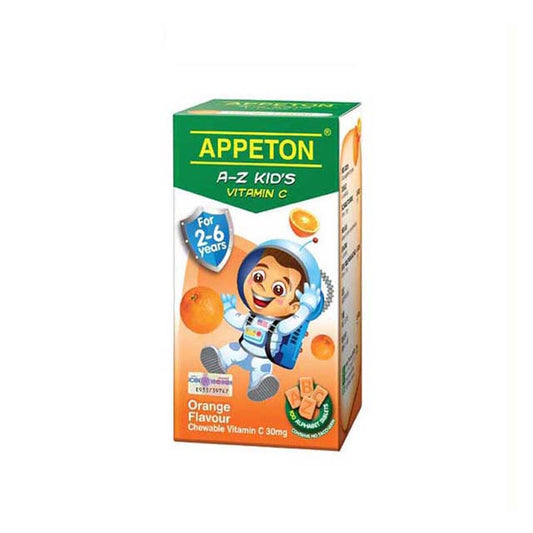 APPETON A-Z KIDS VITAMIN C 30MG ORANGE 100S