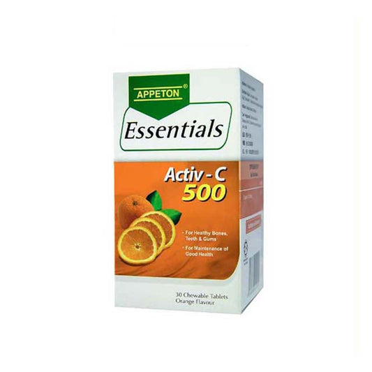 APPETON ESSENTIALS VITAMIN C 500MG ORANGE 30S