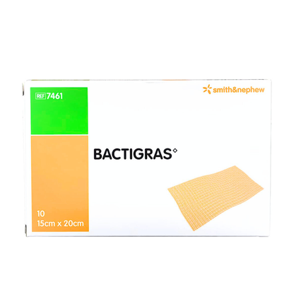 SMITH & NEPHEW BACTIGRAS 15CMX20CM 10S