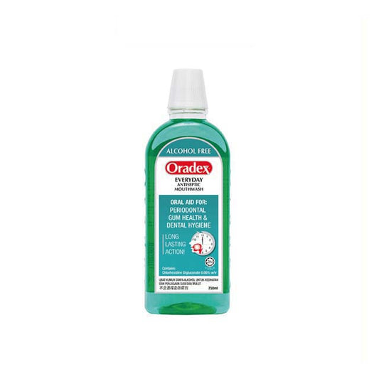 ORADEX EVERYDAY MOUTHWASH 750ML