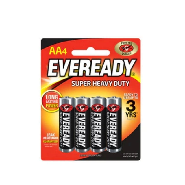 EVEREADY SUPER HEAVY DUTY AA 4S
