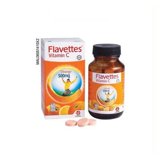 FLAVETTES C 500MG ORANGE 60S