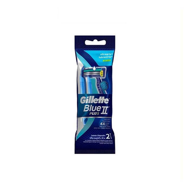 GILLETTE BLUE II PLUS RAZOR ULTRAGRIP 2S