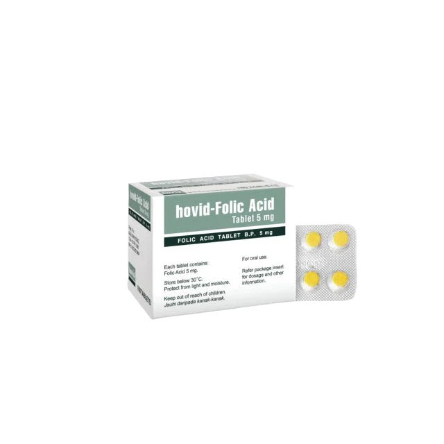 HOVID FOLIC ACID 5MG TAB 10SX10