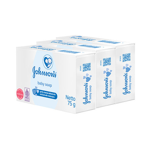 JOHNSONS BABY SOAP 75G 3S