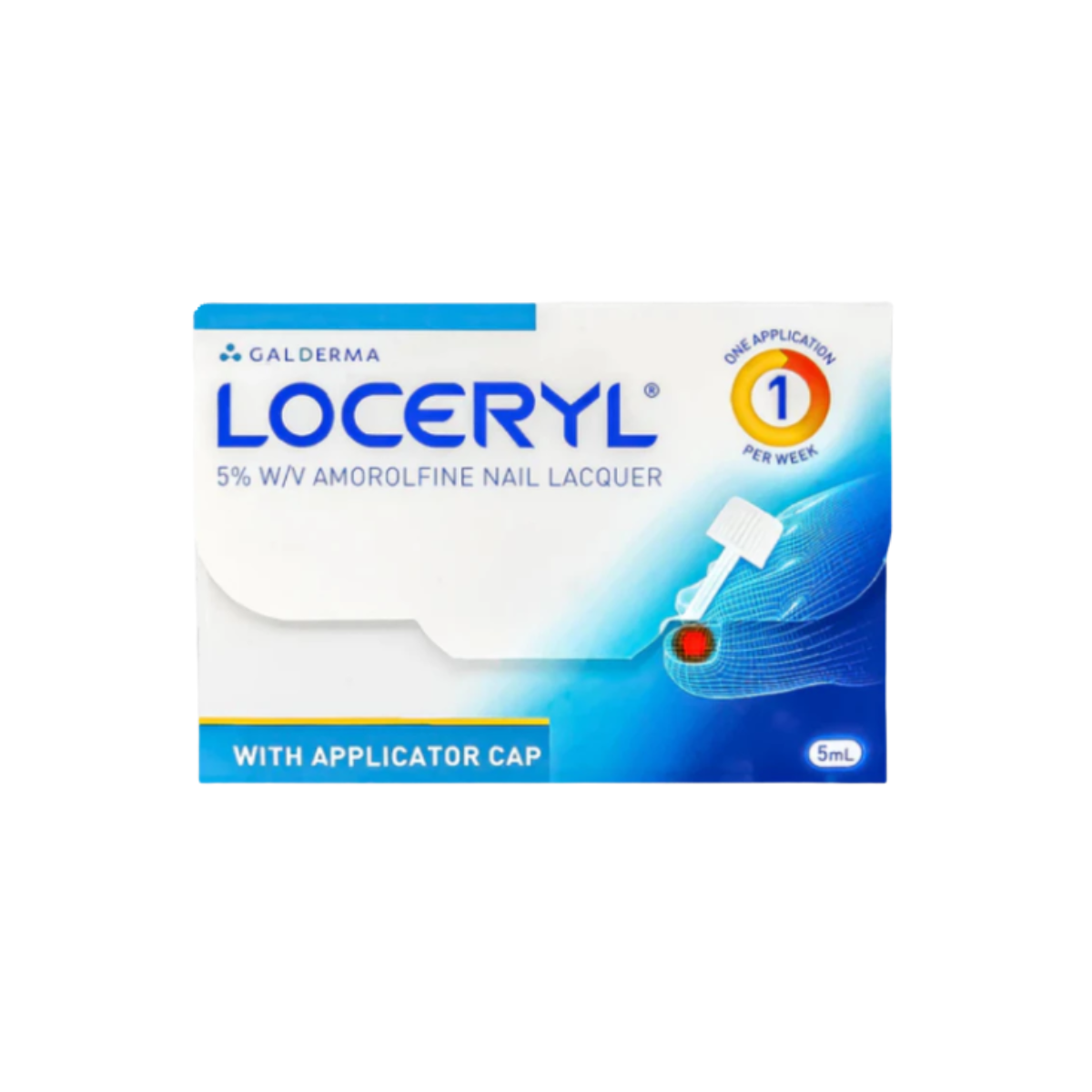 LOCERYL NAIL LACQUER 5% 2.5ML
