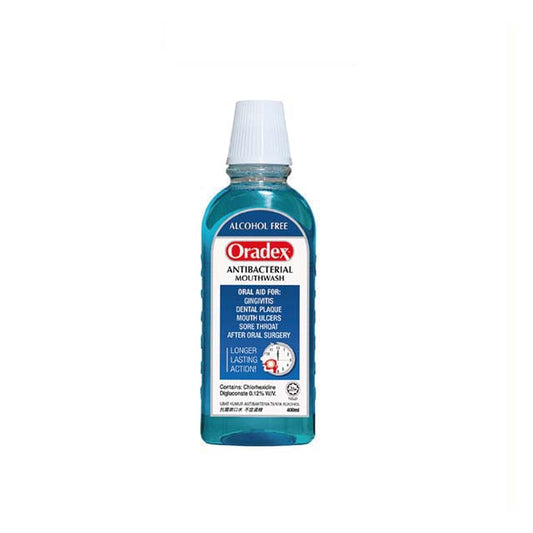 ORADEX ANTIBACTERIAL MOUTHWASH 400ML