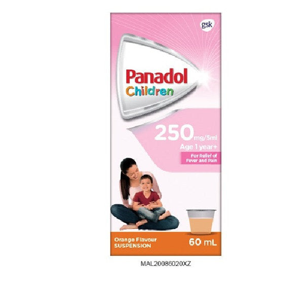 PANADOL SUSPENSION 250MG ORANGE 60ML