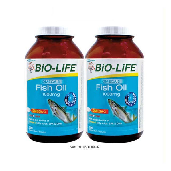 BIO-LIFE FISH OIL 1000MG CAP 200SX2