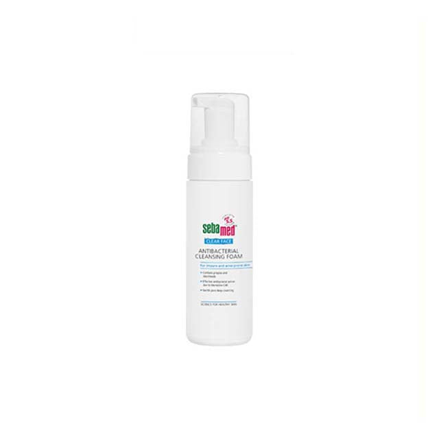 SEBAMED CLEAR FACE ANTIBACTERIAL CLEANSING FOAM 150ML