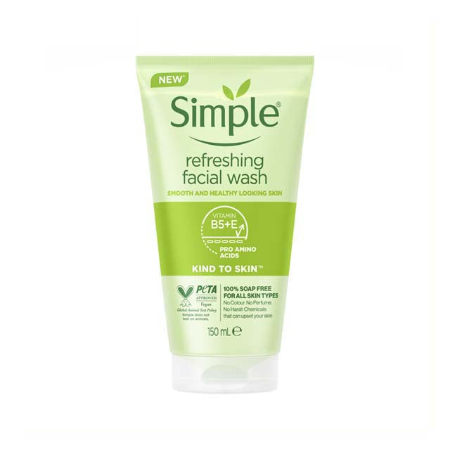 SIMPLE REFRESHING FACIAL WASH GEL 150ML