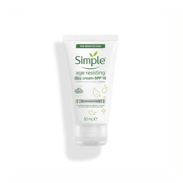 SIMPLE REGENERATION AGE RESISTING DAY CREAM SPF15 50ML