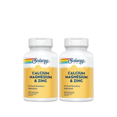 SOLARAY CALCIUM MAGNESIUM ZINC 120SX2