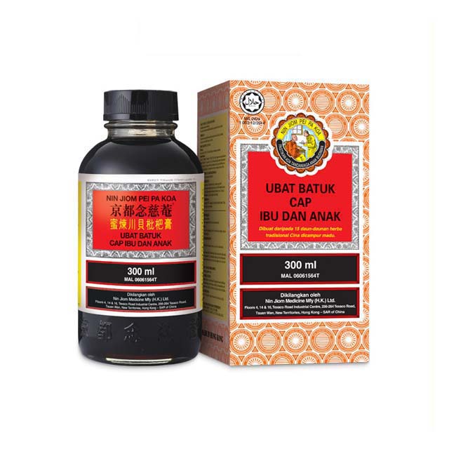 NIN JIOM UBAT BATUK CAP IBU DAN ANAK 300ML