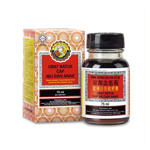 NIN JIOM UBAT BATUK CAP IBU DAN ANAK 75ML