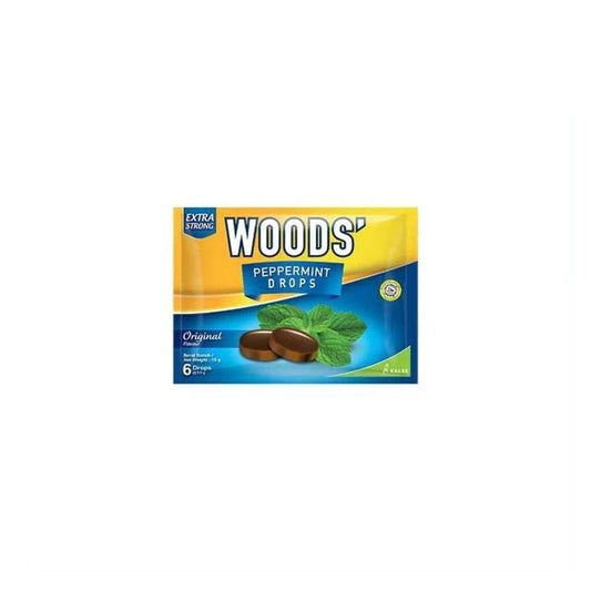WOODS LOZENGES PEPPERMINT 15G