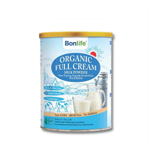 BONLIFE ORGANIC FULL CREAM MILK POWDER 800G