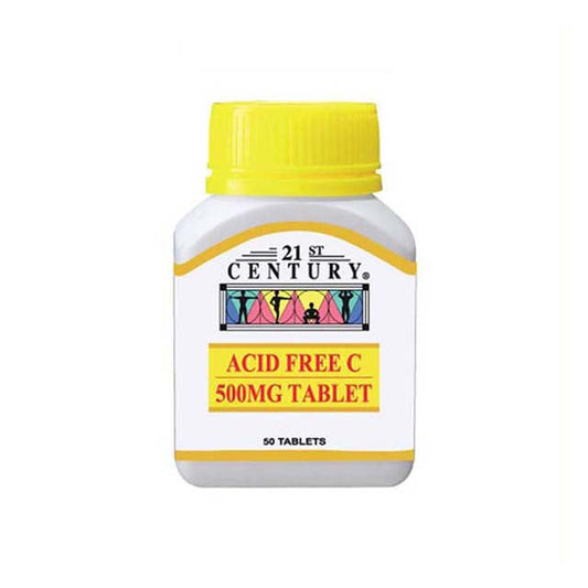 21ST CENTURY ACID FREE C 500MG 50S