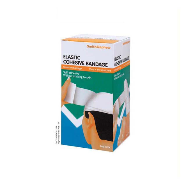 SMITH & NEPHEW ELASTIC COHESIVE BANDAGE 10CMX4M (831661) 1S