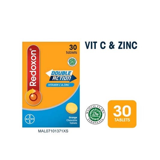 REDOXON DOUBLE ACTION CHEW C 500MG 30S