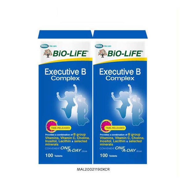 BIO-LIFE EXECUTIVE B COMPLEX TAB 100SX2