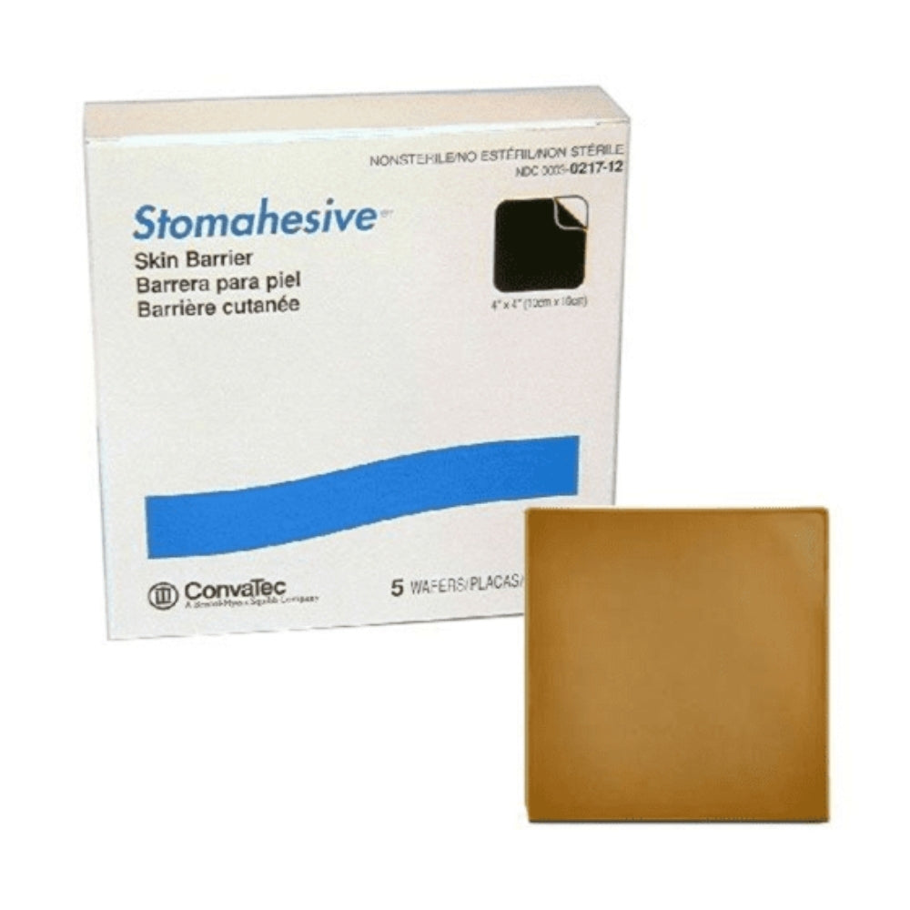 CONVATEC STOMAHESIVE SKIN BARRIER 10CMX10CM (21712) 5S