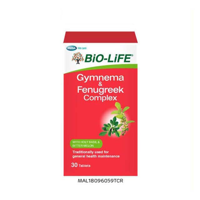 BIO-LIFE GYMNEMA & FENUGREEK COMPLEX TAB 30S