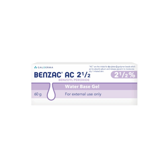 BENZAC AC 2.5% GEL 60G
