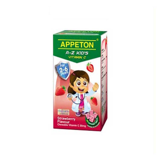 APPETON A-Z KIDS VITAMIN C 30MGSTRAWBERRY 100S