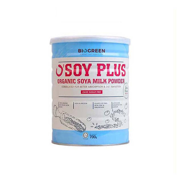 BIOGREEN ORGANIC SOY PLUS ORGANIC SOYA MILK SUGARFREE 700G