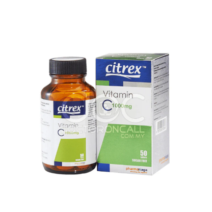CITREX VITAMIN C 1000MG SUGAR FREE 50S