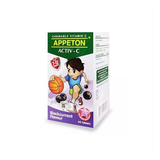 APPETON VITAMIN C 100MG BLACKCURRANT 60SNT 60S