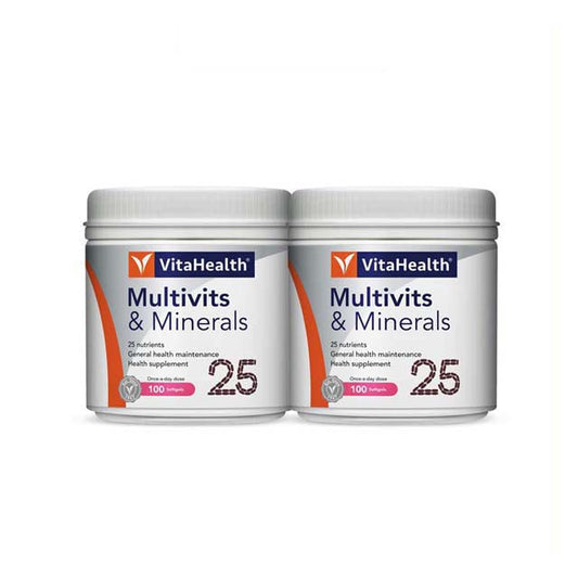 VITAHEALTH MULTIVITS & MINERALS 2X100S
