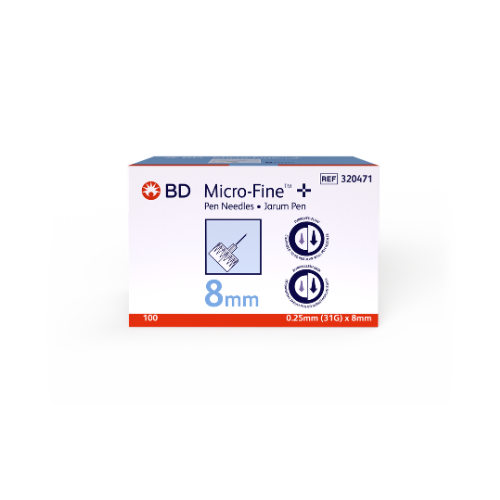 BD MICRO FINE 0.25MM (31G)X8MM 100S