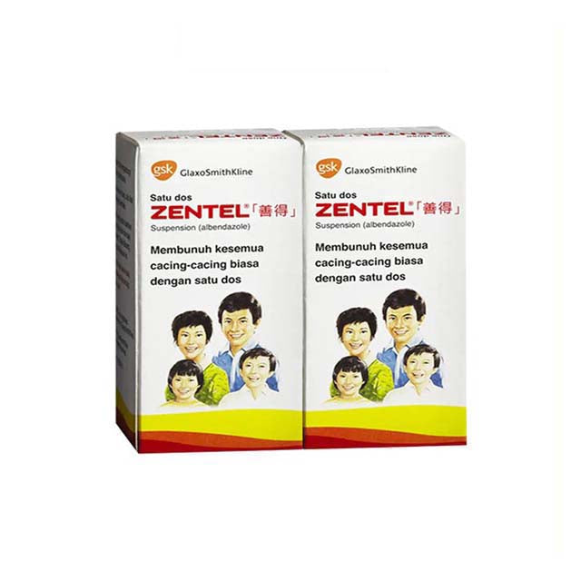 ZENTEL SUSPENSION 10ML 2S