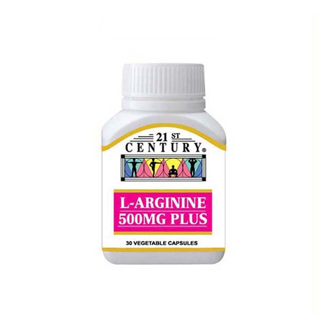 21ST CENTURY L-ARGININE 500MG PLUS 30S