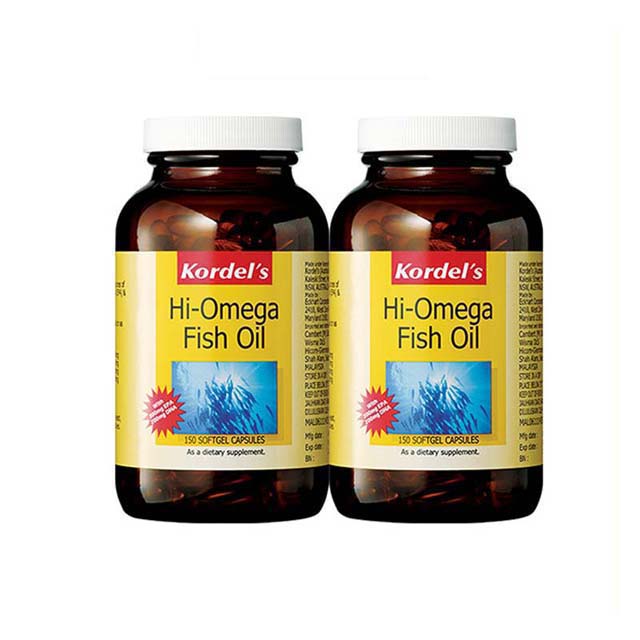 KORDELS HI OMEGA FISH OIL 1000MG 150SX2