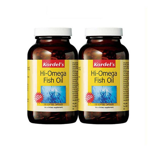 KORDELS HI OMEGA FISH OIL 1000MG 150SX2