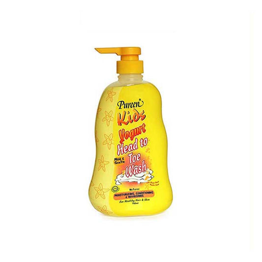 PUREEN KIDS YOGURT HEAD TO TOE WASH NATURAL 750ML