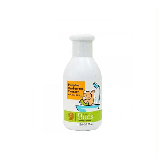 BUDS FOR BABY EVERYDAY ORGANICS HEAD TO TOE 6 MTH ABOVE CLEANSER 225ML